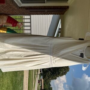 Sunday in Brooklyn Cream Sleeveless Midi Dress